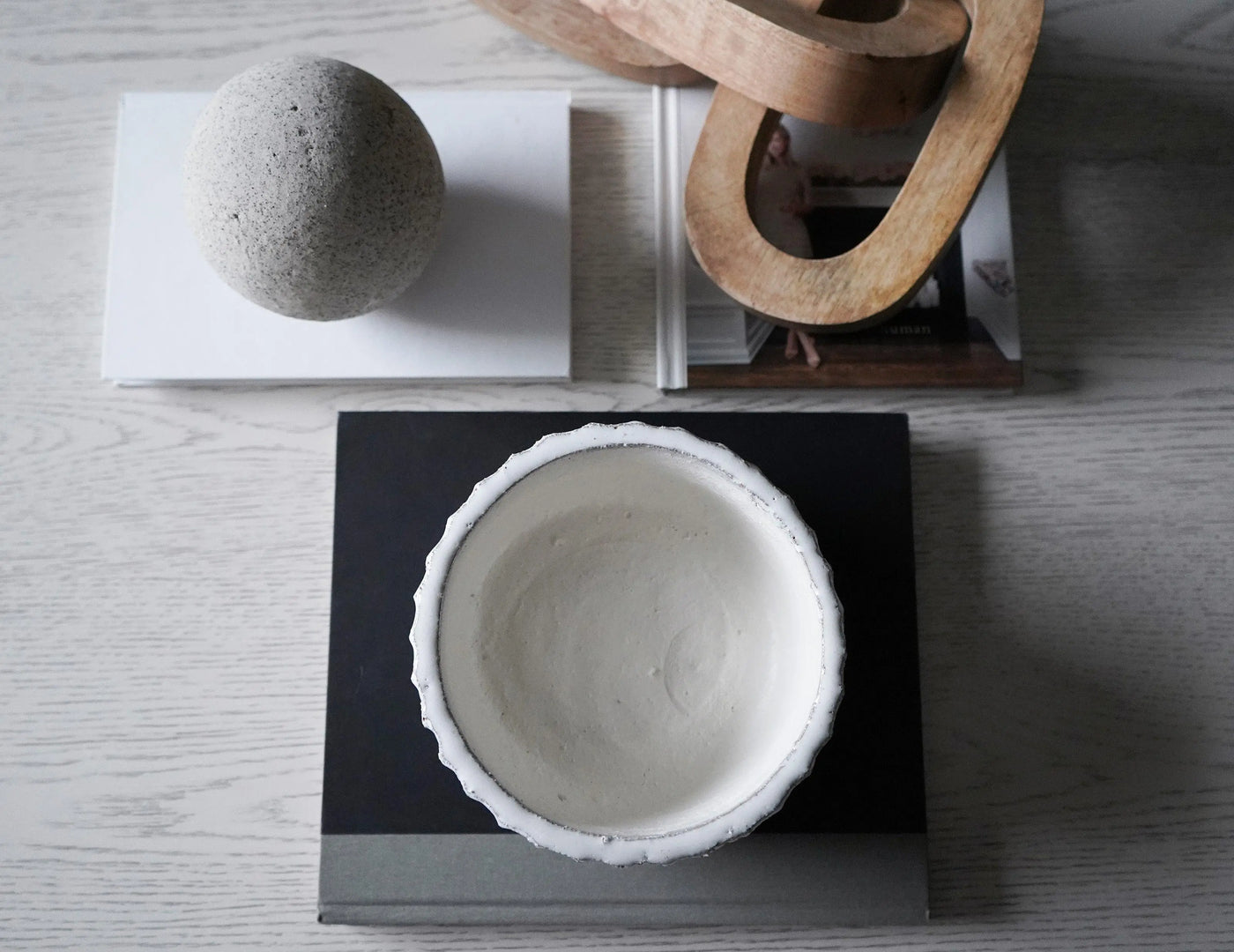 White Terracotta Bowl - Calla Collective
