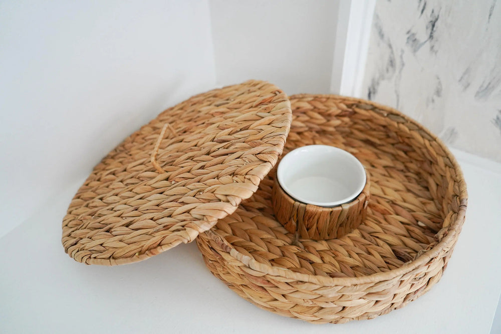 Calla Collective, Wicker Serving Tray, Serving Tray, wicker chip and dip basket, woven chip and dip tray, wicker chip baskets, rattan chip and dip, wooden chip and dip tray, chip and dip tray walmart, chip and dip tray with lid, chip and dip tray ideas, chips and dip tray, chips and dip tray to buy, online shopping
